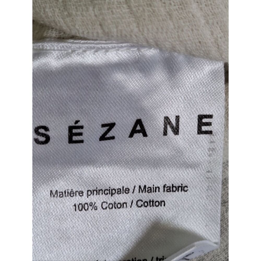 Sezane Ivory Lace Crochet Blouse Top - Picture 10 of 12